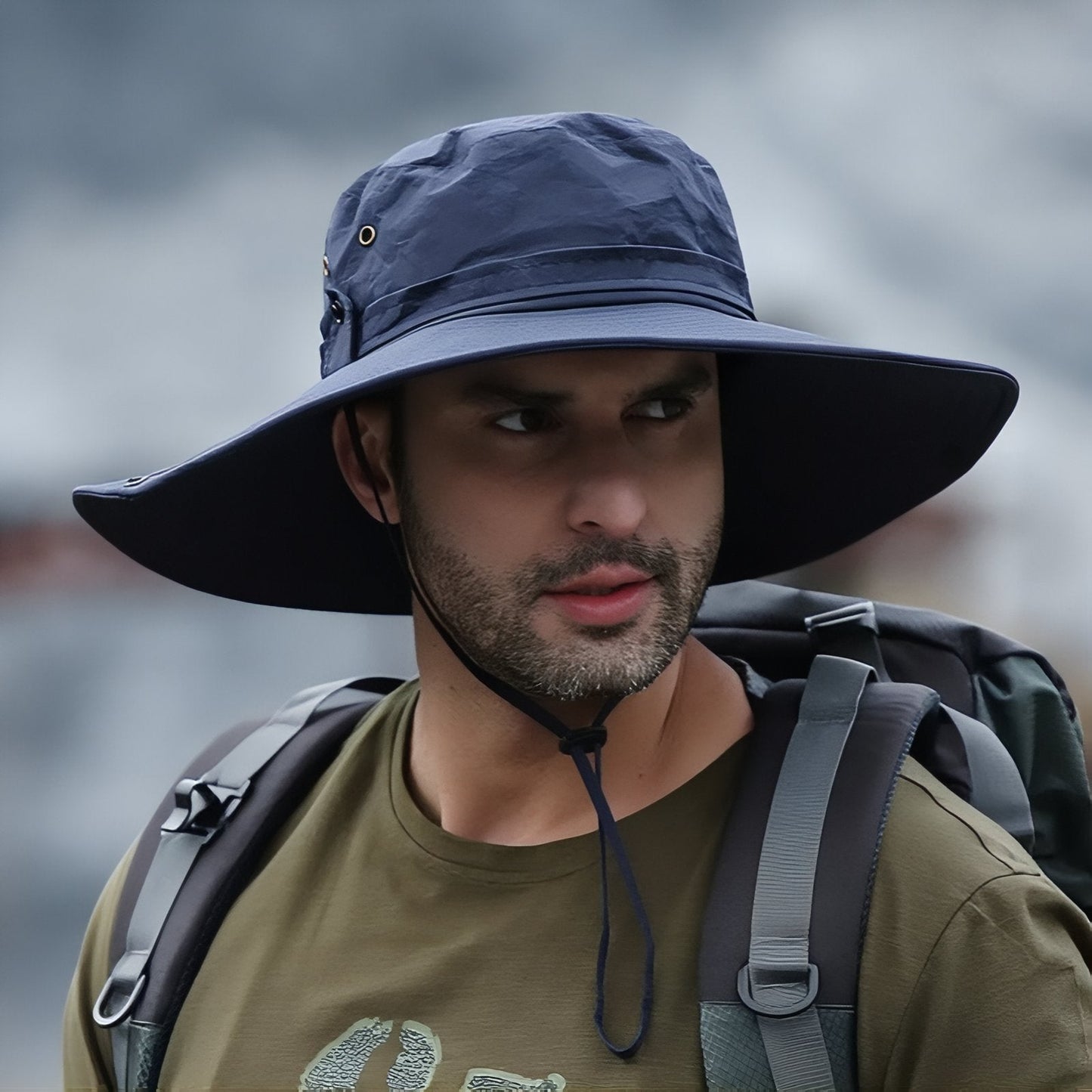 Wide Brim Hiking Hat
