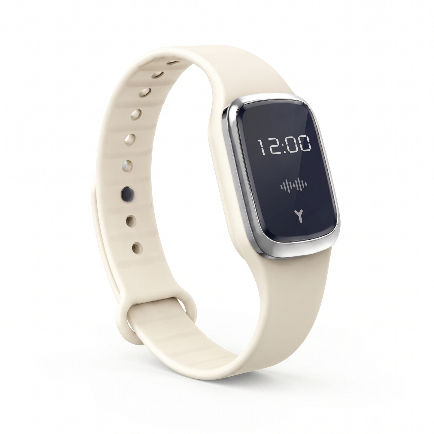 Rechargeable Ultrasonic Anti-Mosquito Bracelet with LED Display for Outdoor Use