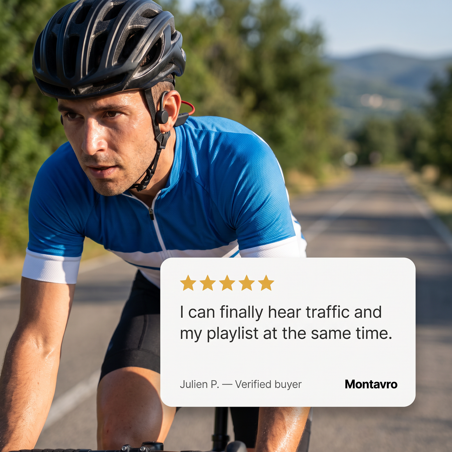 Open-Ear Bone Conduction Headphones, Bluetooth 5.3 IPX8 Waterproof with 32GB Memory