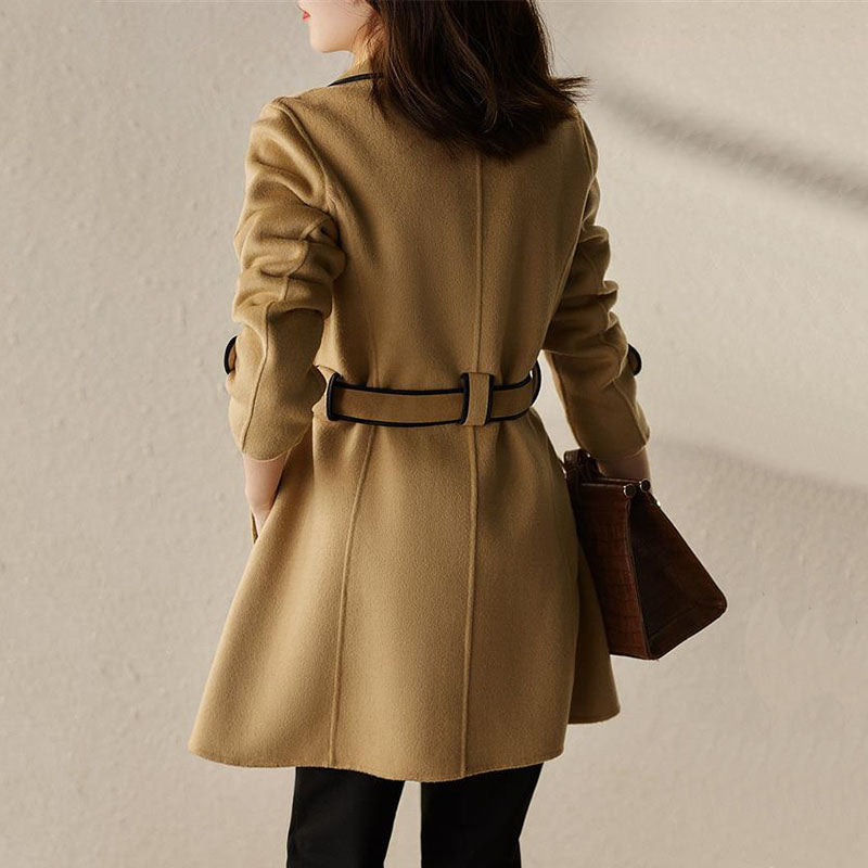 Emma Elegant Coat in Premium Wool