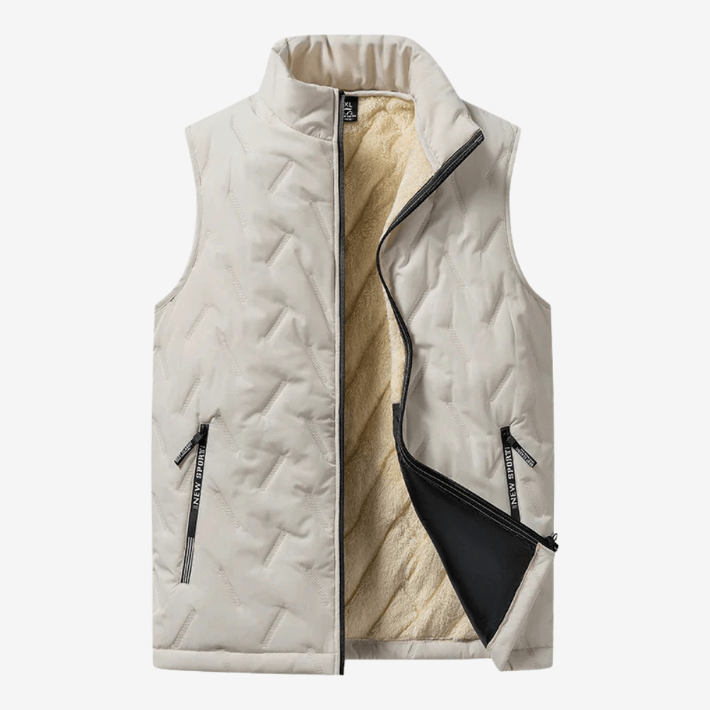 Gilet Isolé Léger À Fermeture Éclair Pour Homme