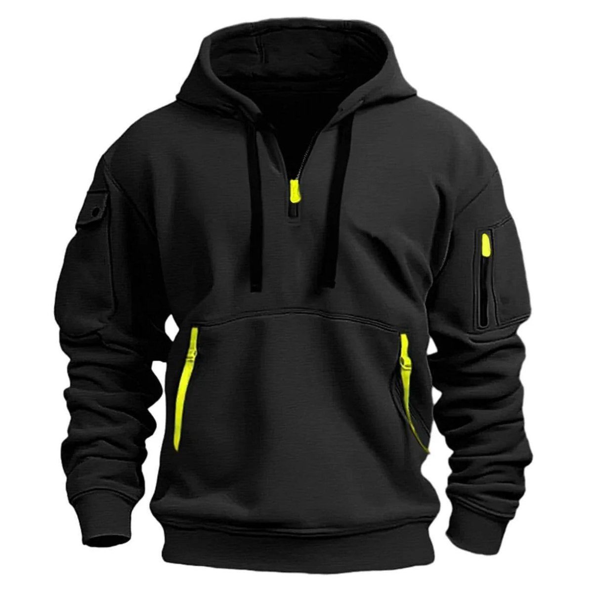 Lightweight Men's Half-Zip Hoodie for Outdoor Activities
