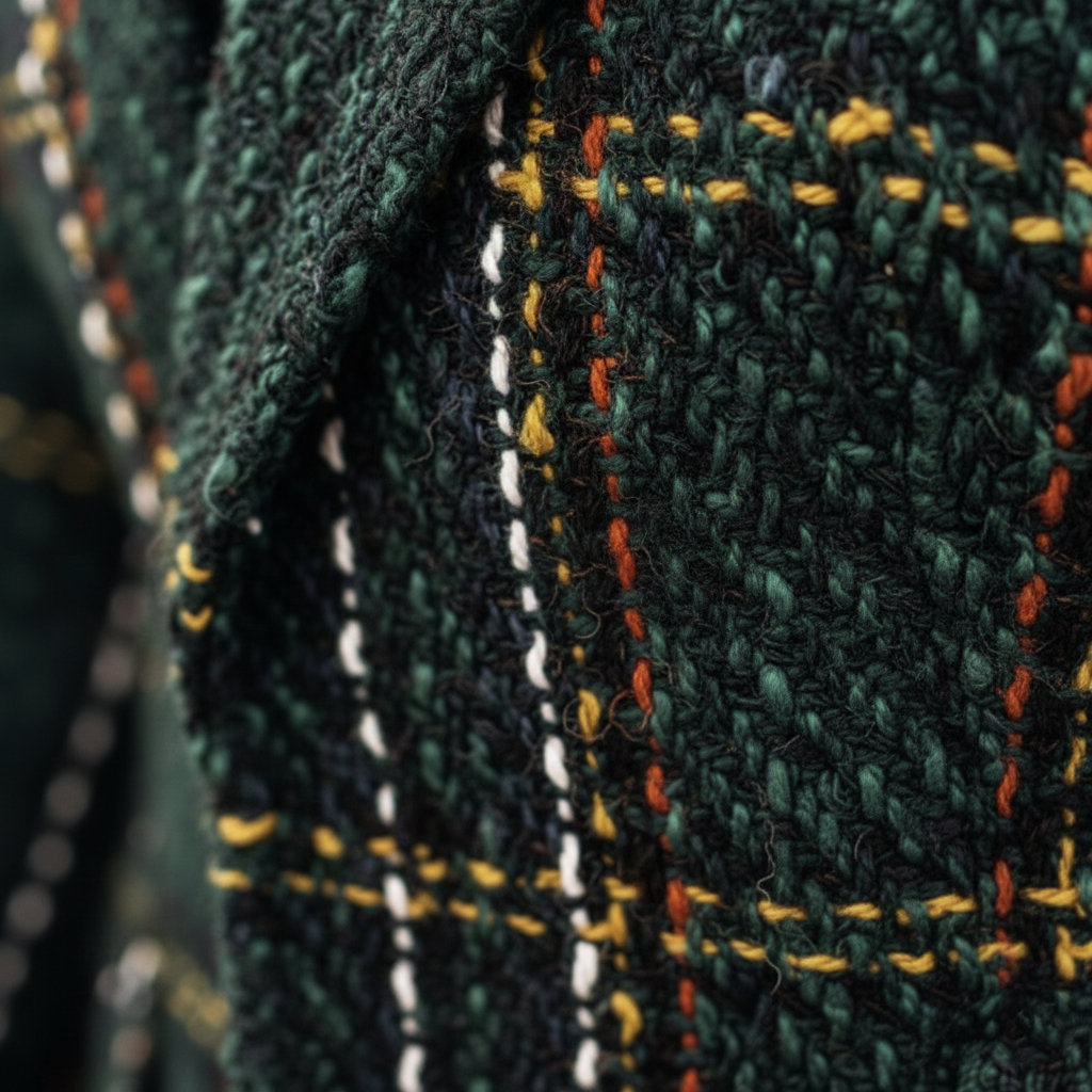 Léa – Elegant og Strukturert Rutete Blazer