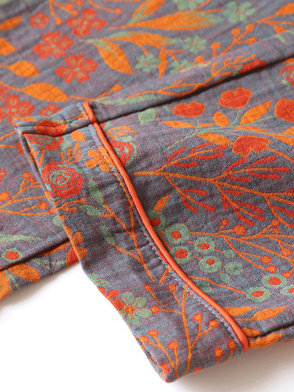 Léa Douce Pyjama en Coton à Imprimé Fleuri