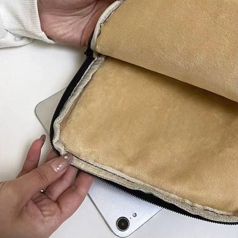 Léa – Elegant soft cotton sleeve for MacBook & iPad