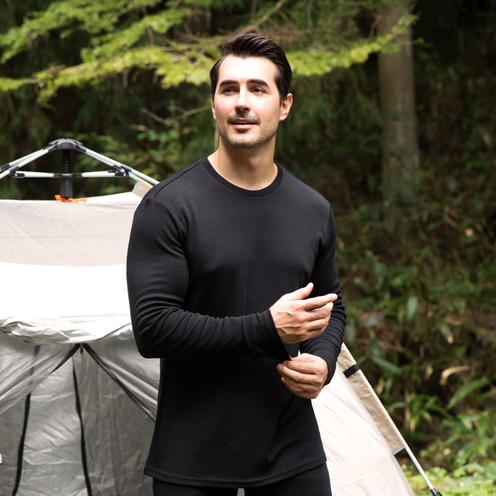 Set of Men's Technical Winter Hiking Underwear