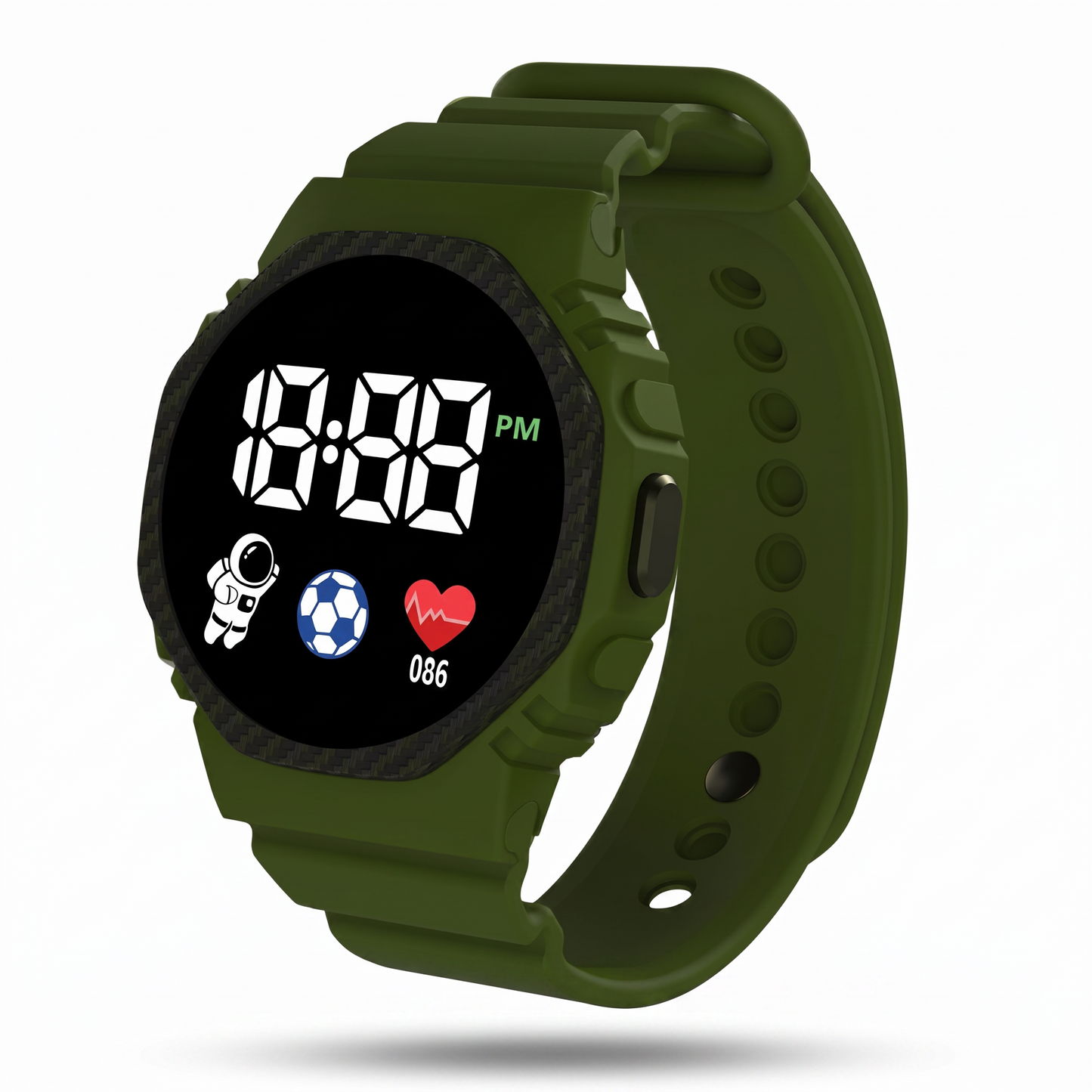 Children's Digital Watch Waterproof Durable Outdoor Design