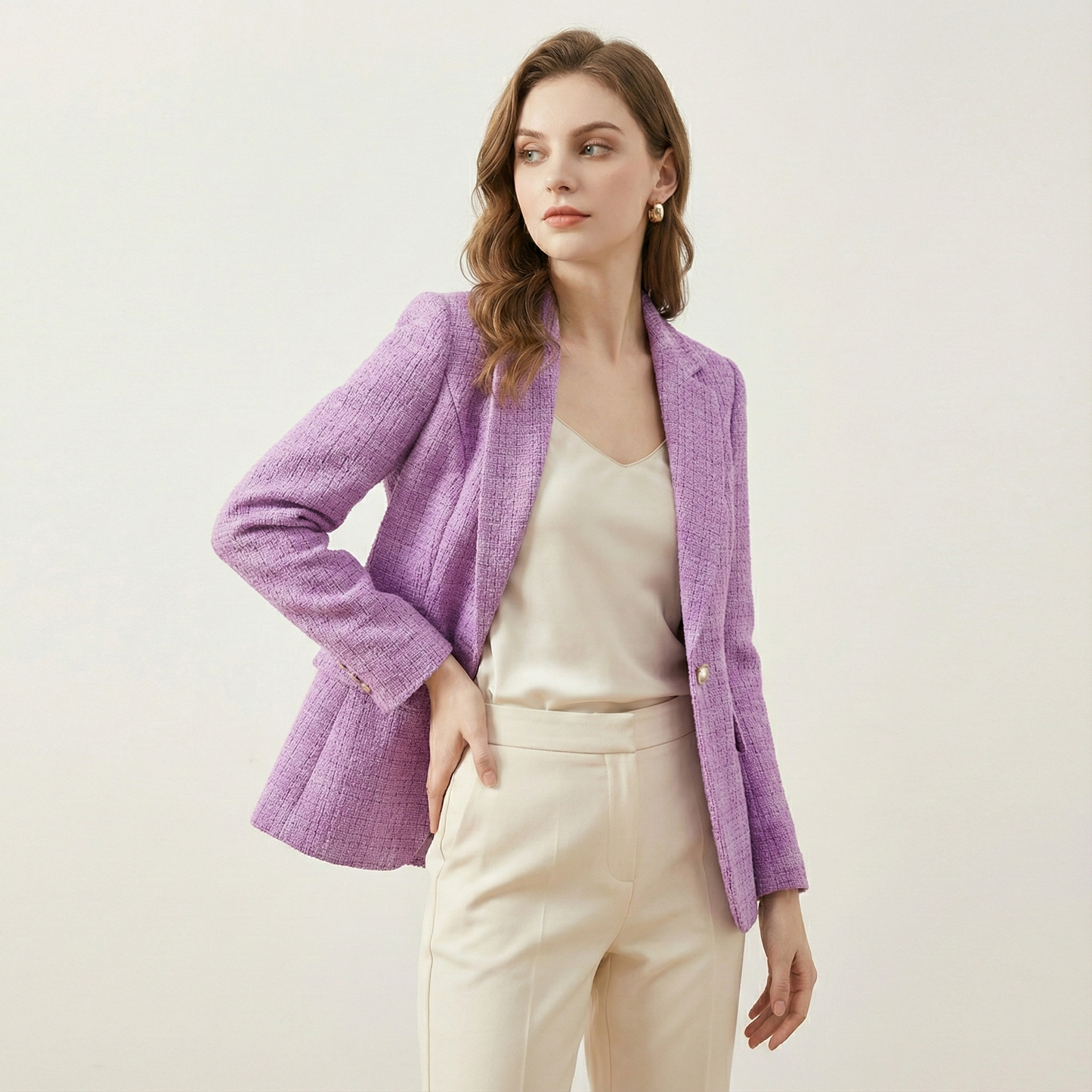 Olivia elegant boucle-blazer