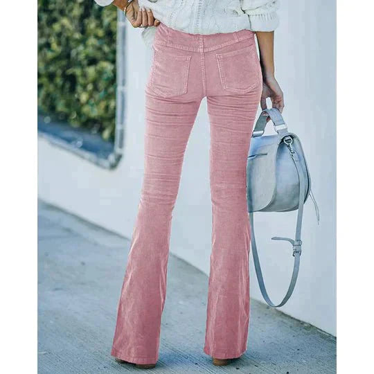Pantalon évasé femme - Style Rétro Confortable