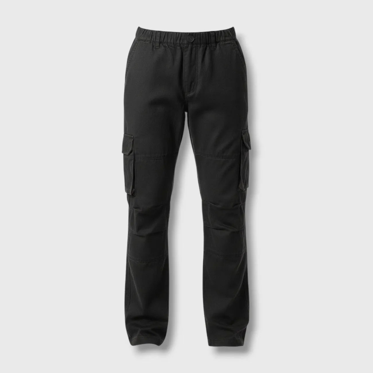 Pantalon Cargo Homme en Coton Coupe Droite, 6 Poches Respirant et Durable pour Randonnée