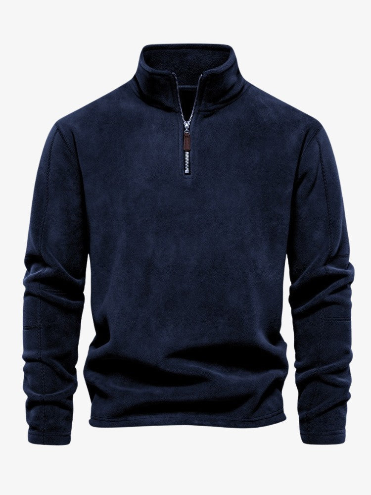 Premium Men's Extra Warm Ski Sweater with Zip
