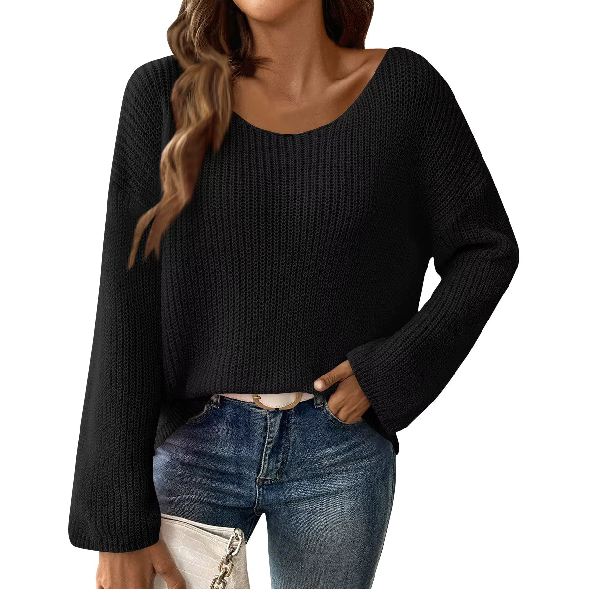 Pull Femme Col Montant