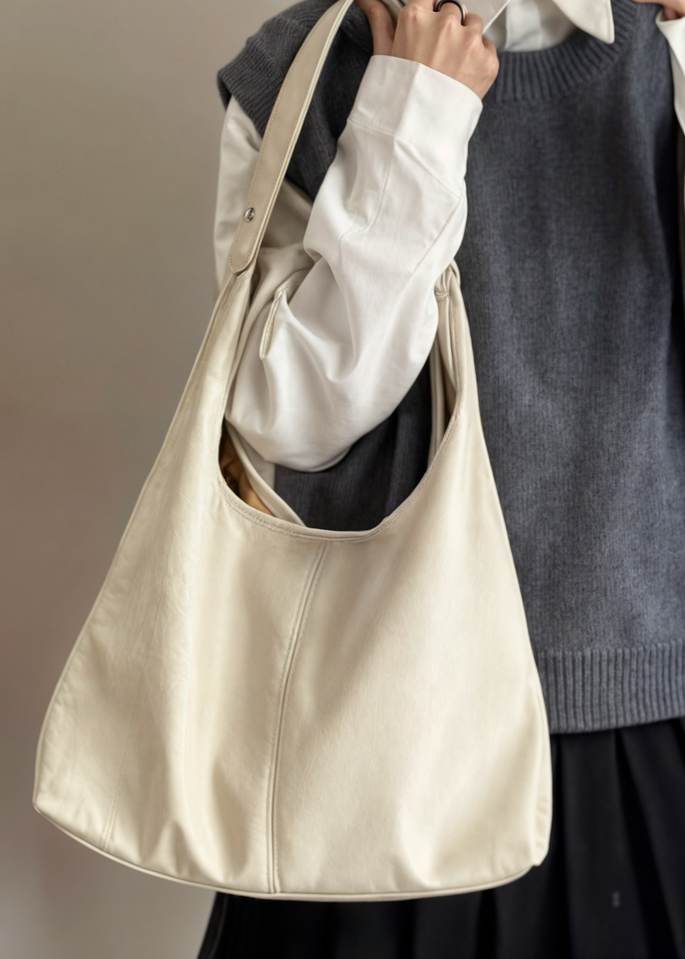 Sophie – Élégante Tote en Cuir Végan