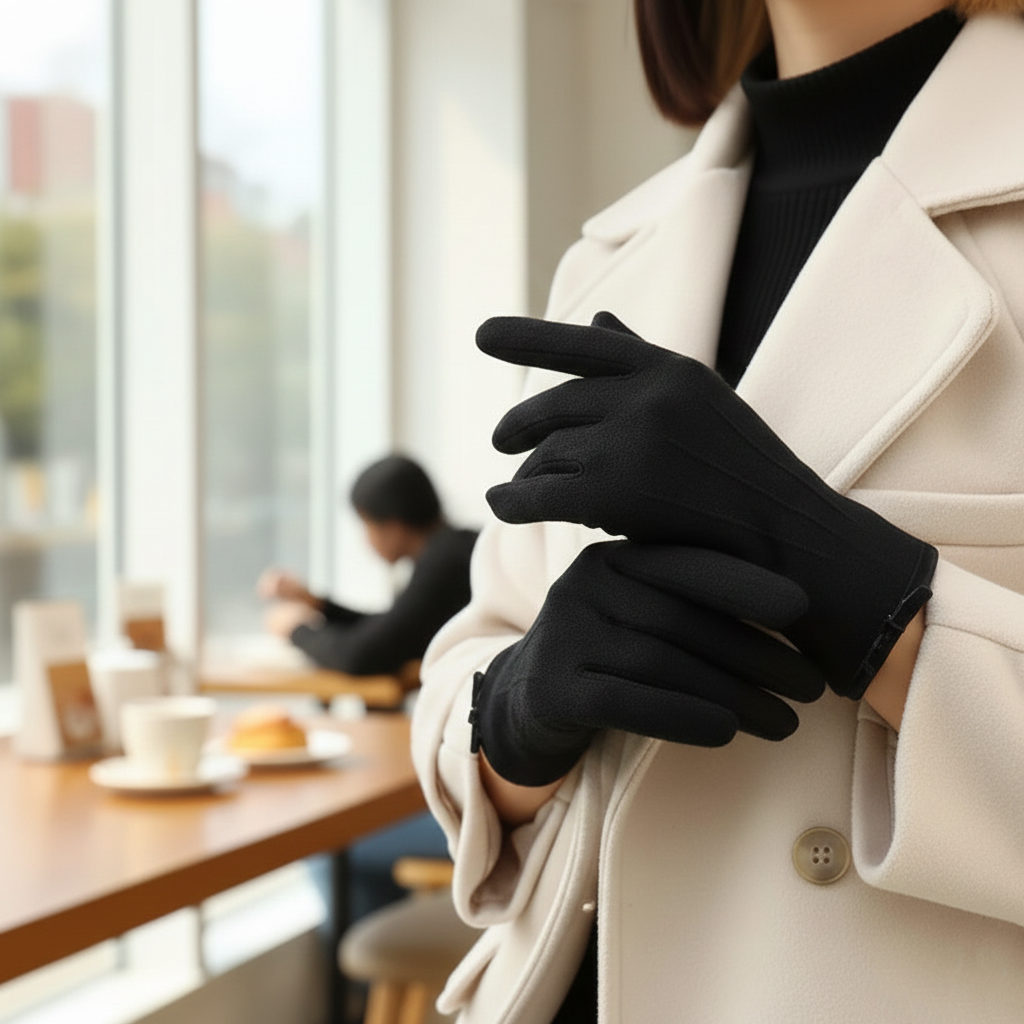 Sophie – Elegant Winter Gloves in Soft Cashmere Touchscreen