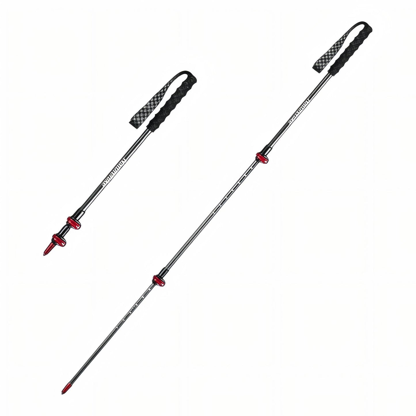 Bâton de Randonnée Télescopique Léger en Fibre de Carbone