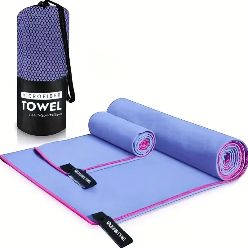 Serviette de Voyage en Microfibre Sneldrogende Légère pour Sport et Plage