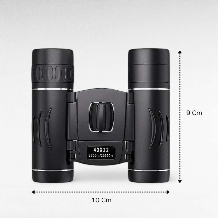 Jumelles Compactes 40x22 HD Longue Portée pour Observation des Oiseaux, Pliables et Légères