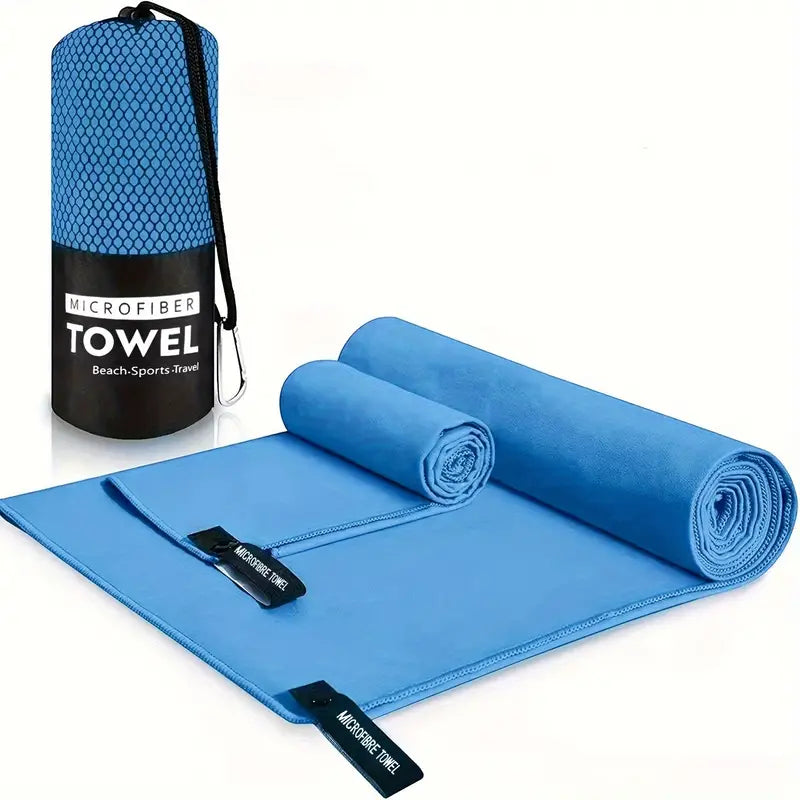 Serviette de Voyage en Microfibre Sneldrogende Légère pour Sport et Plage