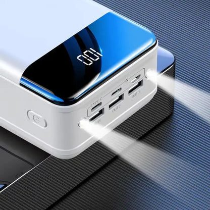 Batterie Externe 50000 mAh Grande Capacité, Charge Rapide Multi-Appareils avec Écran LED