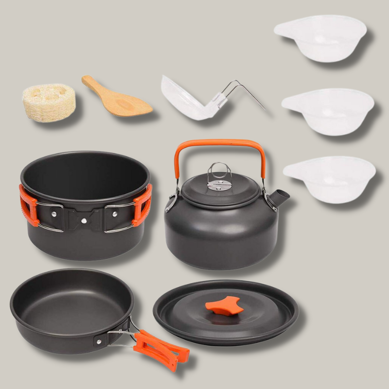 Complete Camping Kitchen Kit for Outdoor Adventures