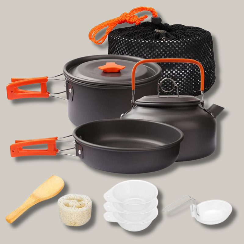 Complete Camping Kitchen Kit for Outdoor Adventures