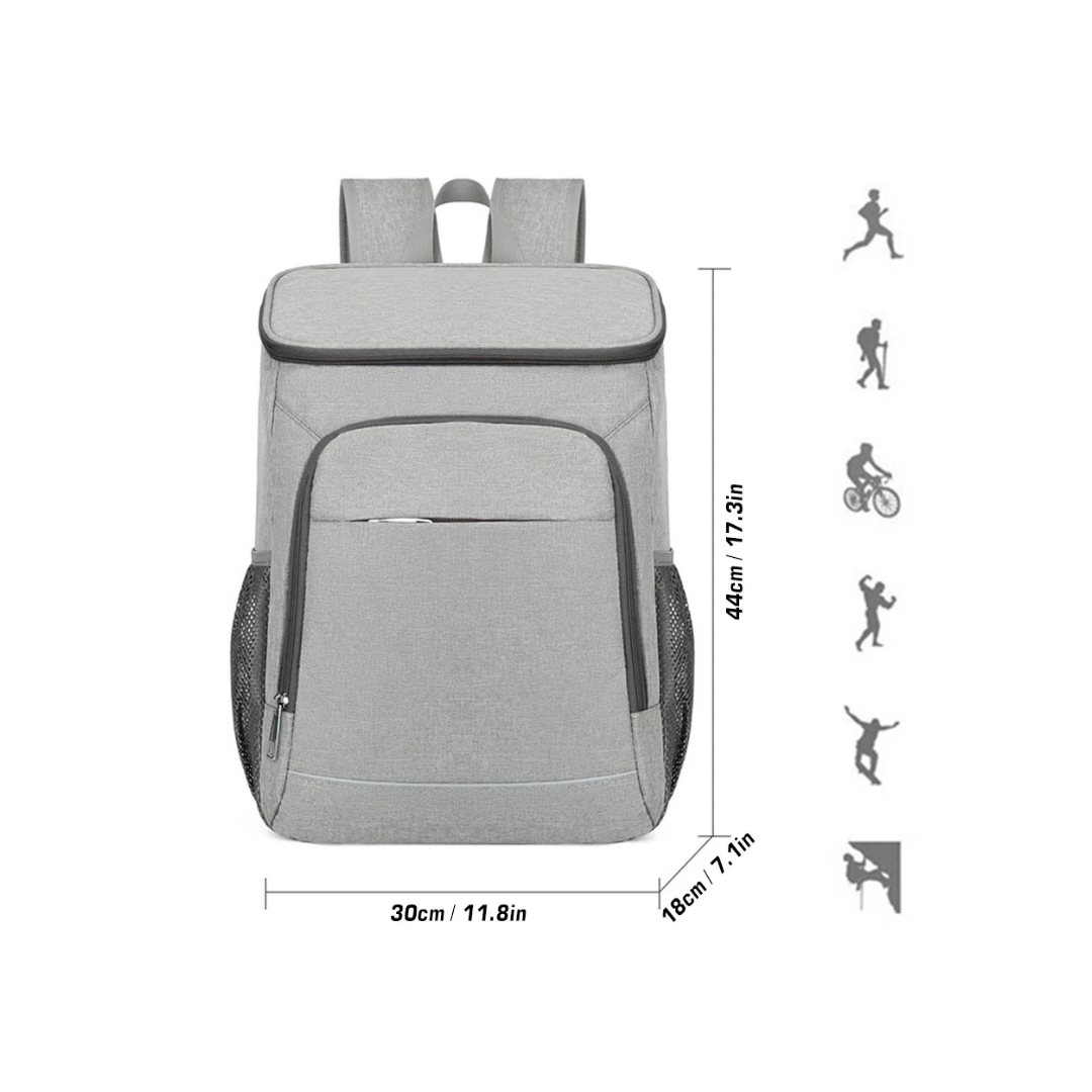 Sac à Dos Isotherme Étanche pour Camping, Pique-Nique et Randonnée