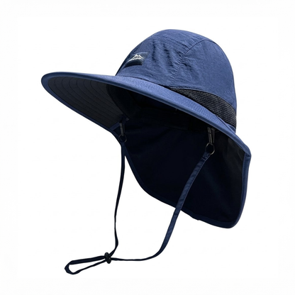 Chapeau de Soleil Outdoor à Large Bord avec Protection Nuque pour Randonnée