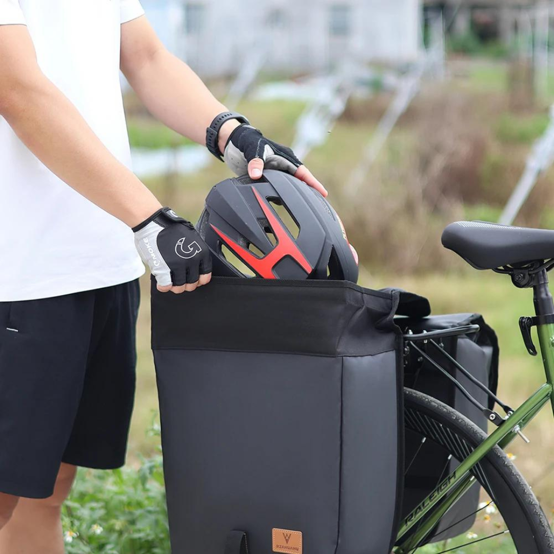 Large Capacity Double Water-Repellent Bike Pannier for Luggage Rack