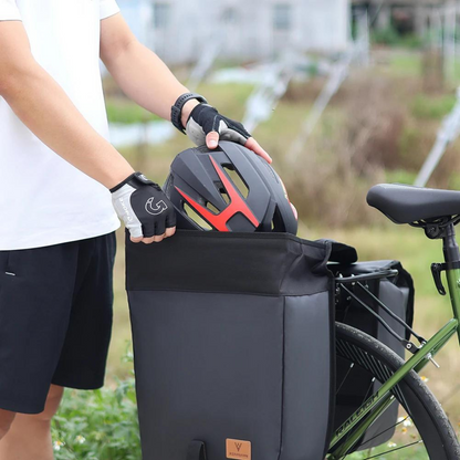 Large Capacity Double Water-Repellent Bike Pannier for Luggage Rack