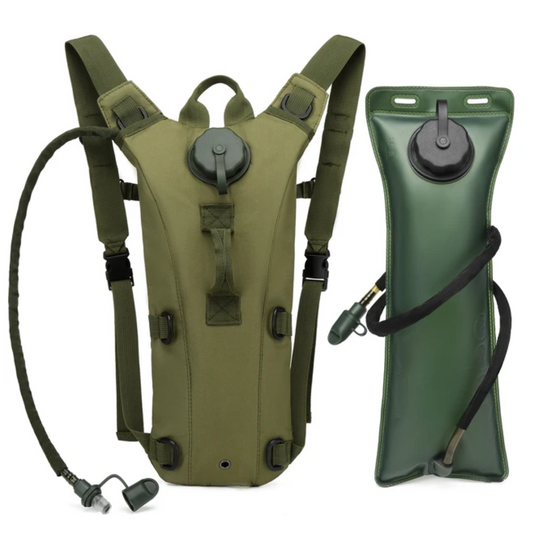 3L Hydration Backpack with Water Bladder, Water-Repellent 900D Nylon and Valve Hose