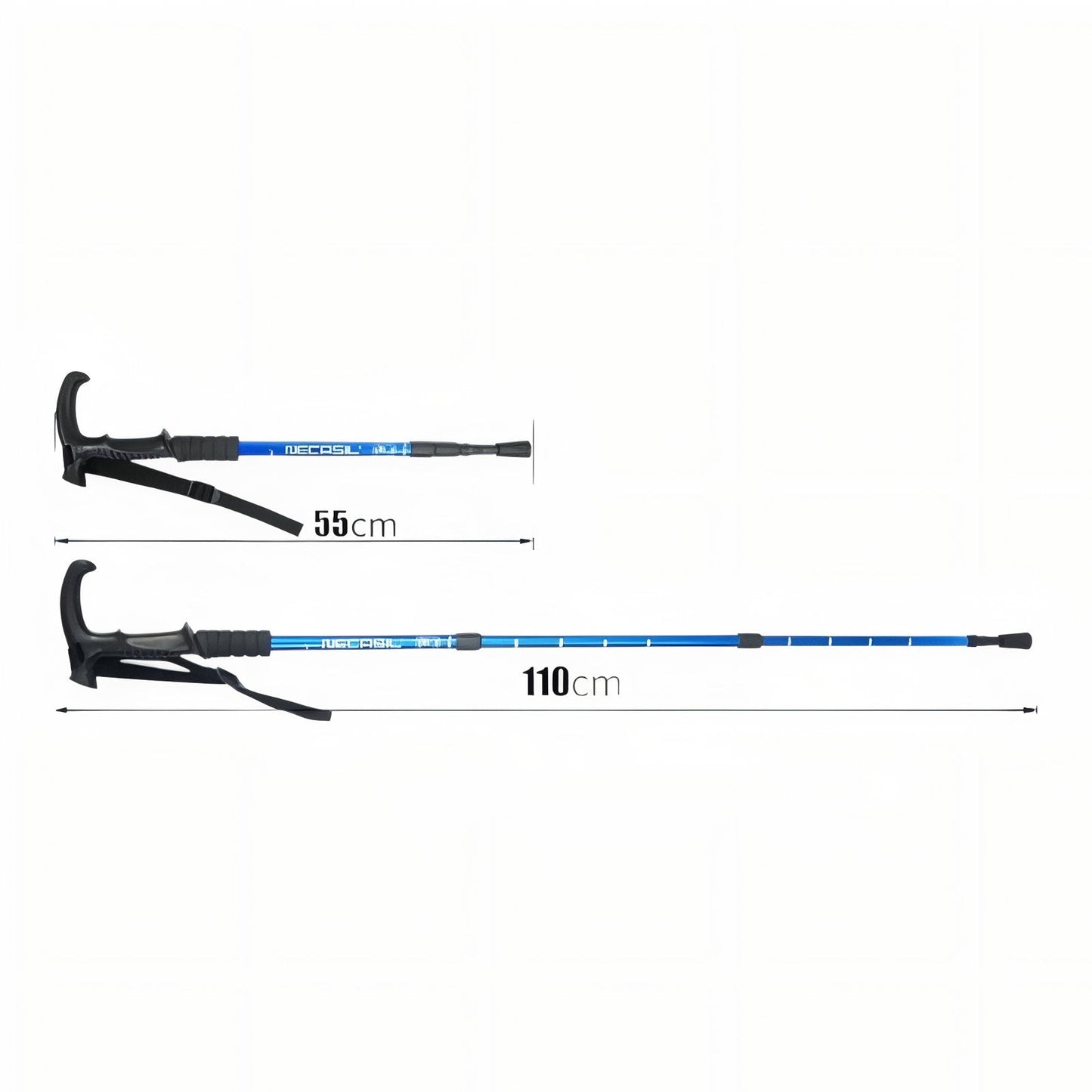 Bâton de Marche Nordique Ajustable en Aluminium