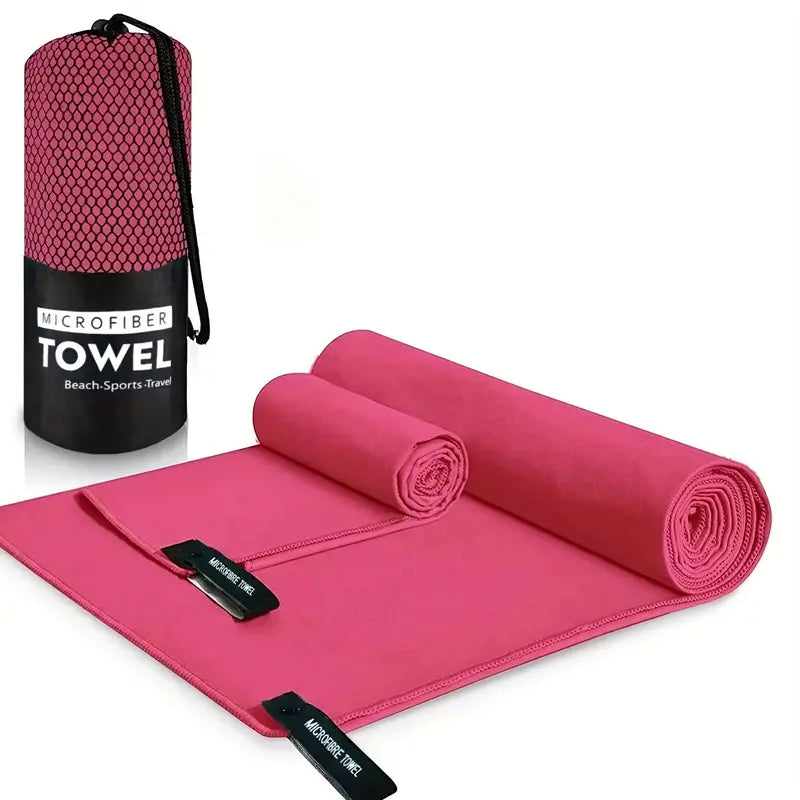 Serviette de Voyage en Microfibre Sneldrogende Légère pour Sport et Plage