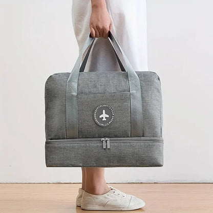 Sac de Voyage Cabine Déperlant avec Compartiment à Chaussures Séparé