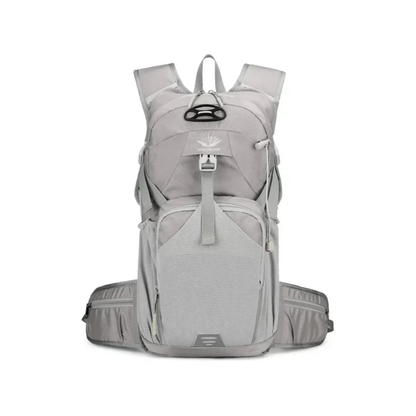 Lightweight Outdoor Water-Repellent Backpack with Ventilated Back for Hiking and Cycling