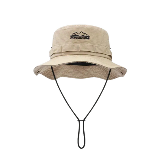 Chapeau de Soleil Outdoor en Coton Réglable et Pliable pour Randonnée
