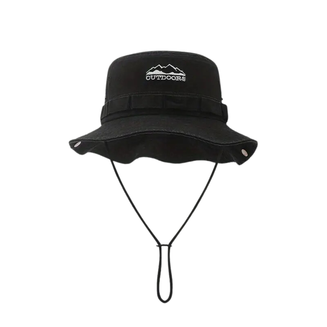 Chapeau de Soleil Outdoor en Coton Réglable et Pliable pour Randonnée