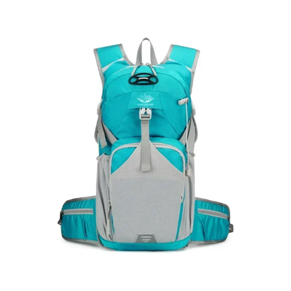 Lightweight Outdoor Water-Repellent Backpack with Ventilated Back for Hiking and Cycling