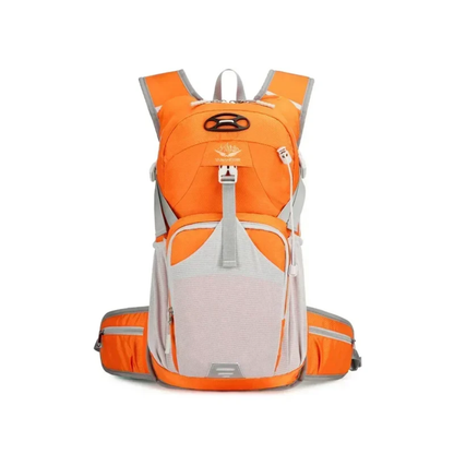 Lightweight Outdoor Water-Repellent Backpack with Ventilated Back for Hiking and Cycling