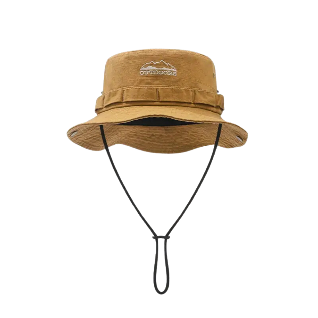 Chapeau de Soleil Outdoor en Coton Réglable et Pliable pour Randonnée