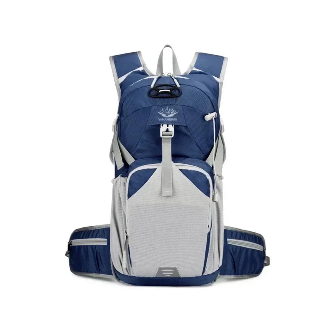 Lightweight Outdoor Water-Repellent Backpack with Ventilated Back for Hiking and Cycling