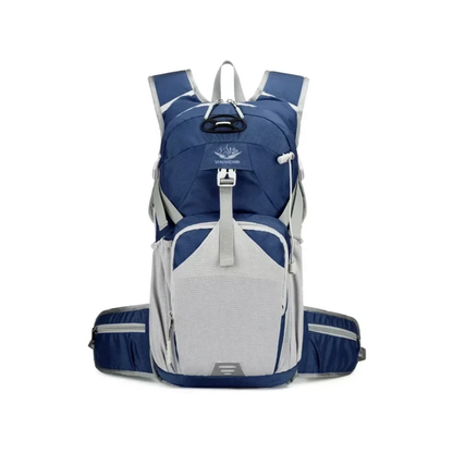 Lightweight Outdoor Water-Repellent Backpack with Ventilated Back for Hiking and Cycling