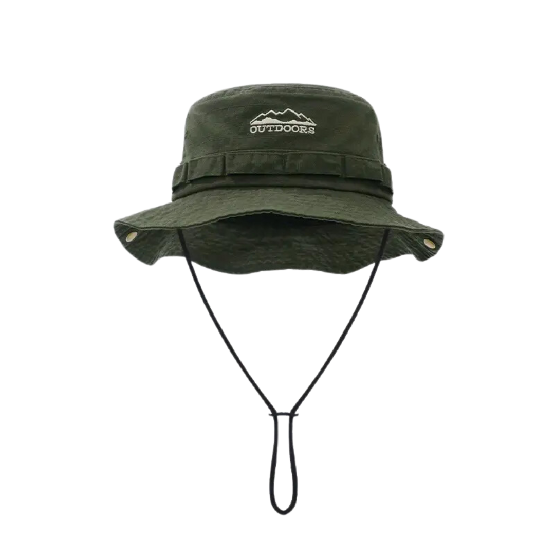 Chapeau de Soleil Outdoor en Coton Réglable et Pliable pour Randonnée