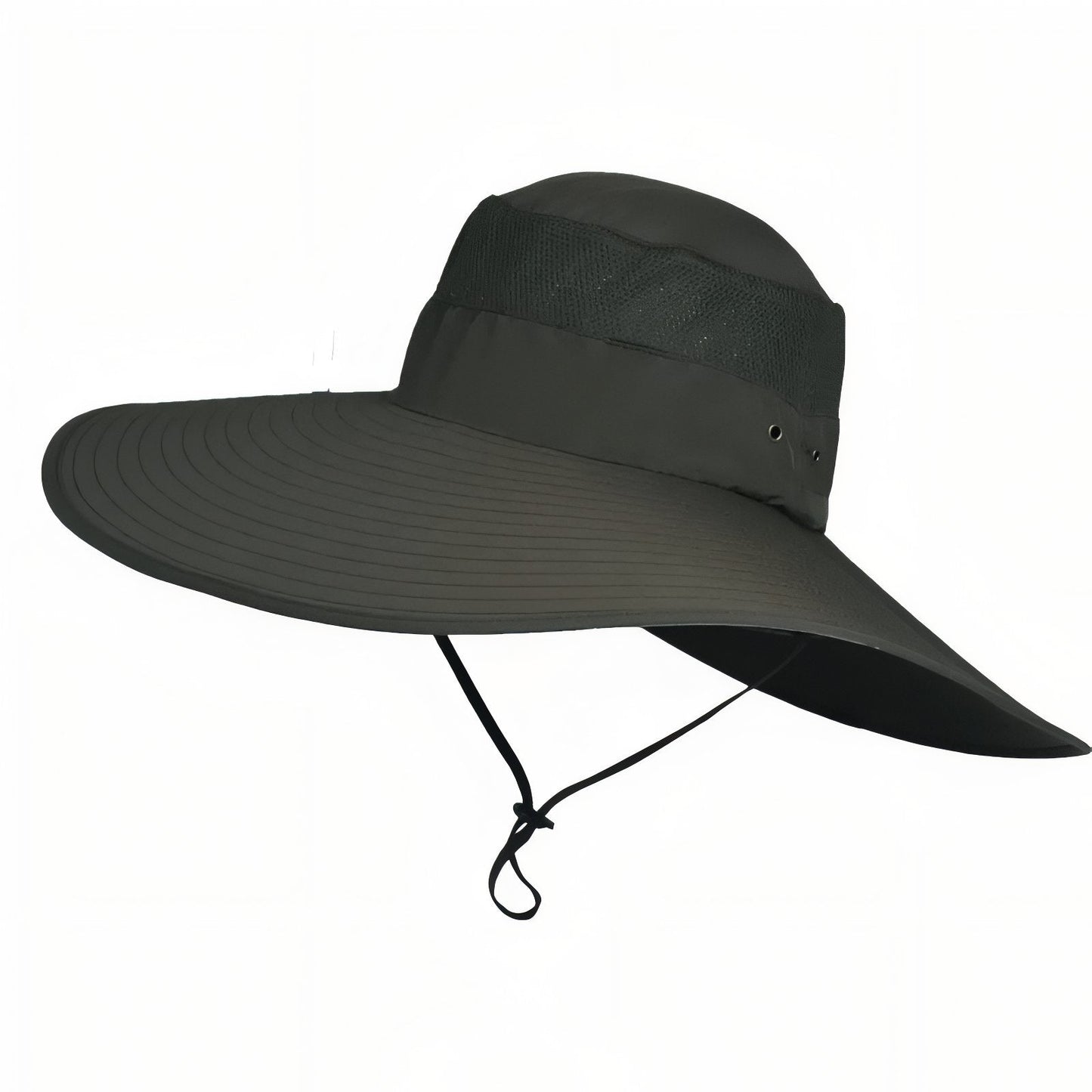 Chapeau de Randonnée Large Bord Respirant et Ajustable