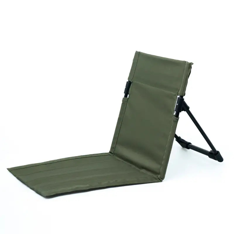 Chaise de Sol Pliable Ultra-Légère 500 g, Cadre Aluminium et Tissu Oxford 600D pour Camping