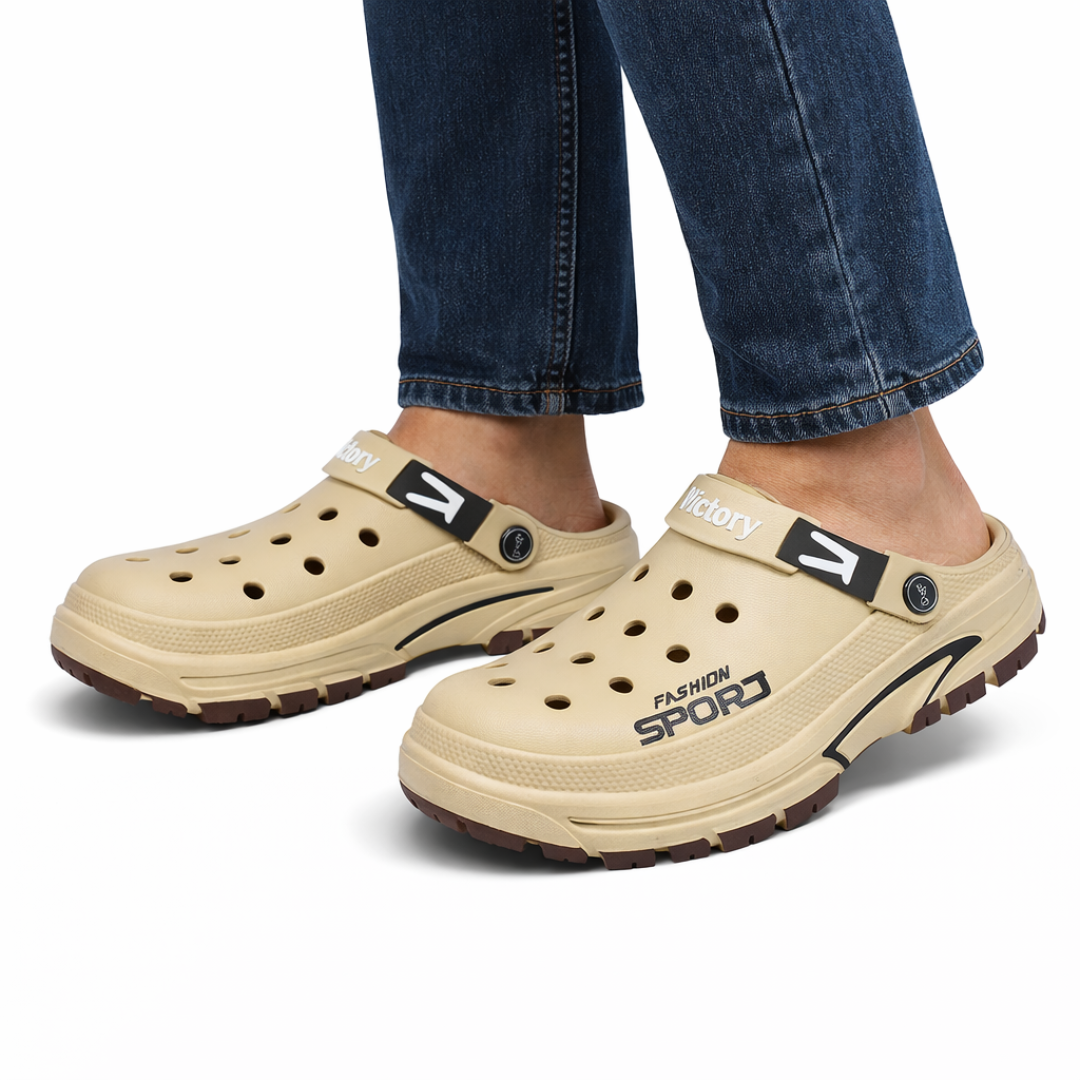 Sabots Outdoor Homme Antidérapants et Respirants pour Jardin et Plage