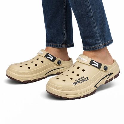 Sabots Outdoor Homme Antidérapants et Respirants pour Jardin et Plage