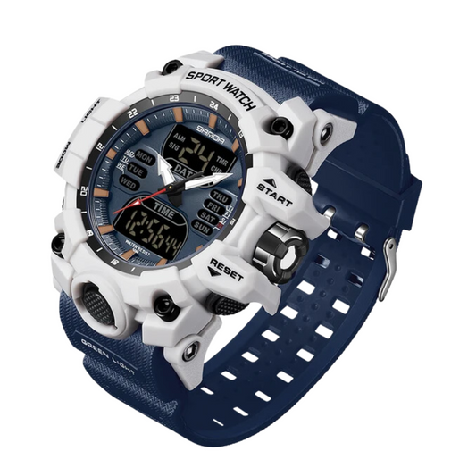 Montre de Sport Outdoor Homme Numérique Antichoc avec Chronographe et Alarme