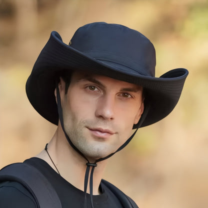 Chapeau Trekking Homme Imperméable À Large Bord