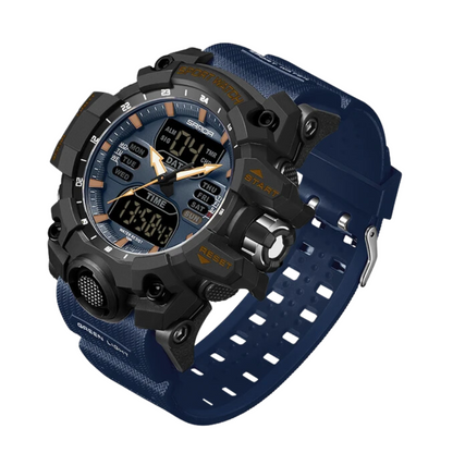 Montre de Sport Outdoor Homme Numérique Antichoc avec Chronographe et Alarme