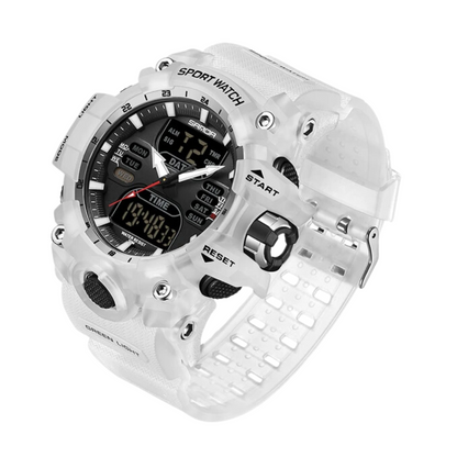 Montre de Sport Outdoor Homme Numérique Antichoc avec Chronographe et Alarme